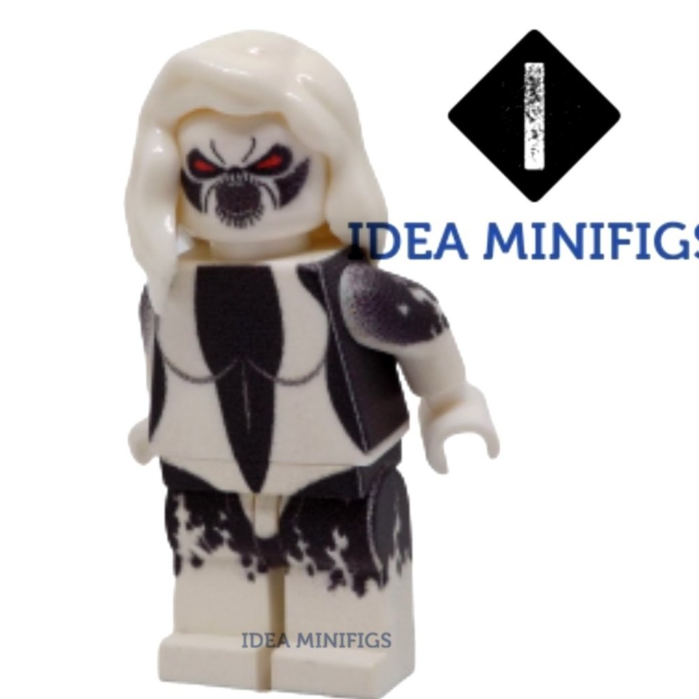 Silver Banshee Villain Custom UV Print on Lego Minifigure